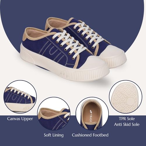 Image of TRASE Stylish Sneakers for Woman | Trendy and Comfortable Shoes for Woman | Breathable Upper with Durable Sole | Casual Shoes for Women, Women Sneakers for Daily Use