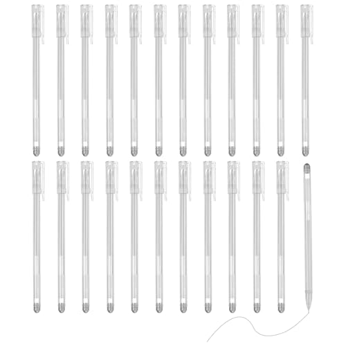 Stylos gel colorés pointe fine 0.5mm encre fluorescente et pastel papier noir