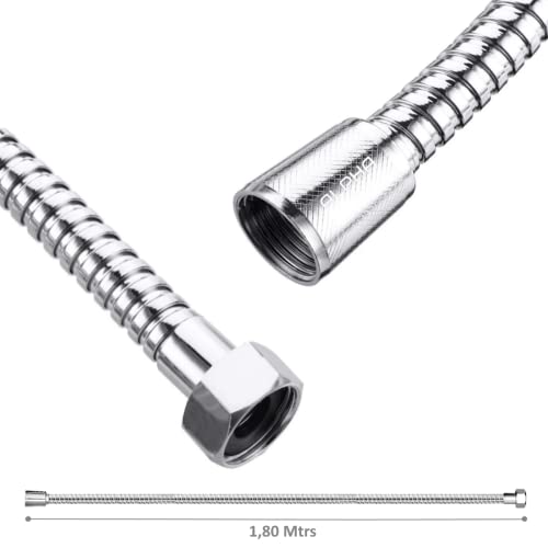 Ducha Higiênica Metal Gatilho Mangueira 1,80 Mt Sem Registro Cor:Cromado