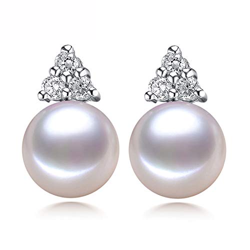 Cadeau d'anniversaire pour femmes : boucles d'oreilles perle naturelle