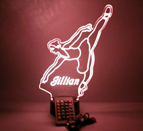Lámpara de mesa personalizada LED multicolor con control remoto miniatura 2