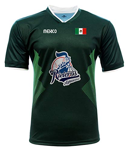 Jersey Mexico Rieleros de Aguascalientes 100% Polyester Made in Mexico miniatura 1