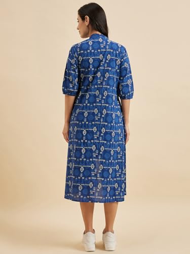 Image of Azira Cotton Abstract Print Front Open Shrug & Calf Length & Western & Casual Wear & Summer Wear & Shrugs for Woman Stylish