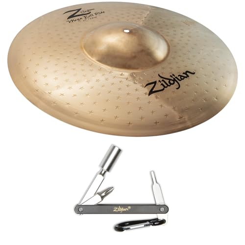 Zildjian Z40121 21 Z Custom Extra Heavy Mega Bell Ride Cymbal With ZKEY