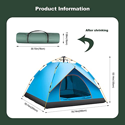 Carpa de Camping Ergocar Oxford 210T Impermeable y Resistente al Viento miniatura 6