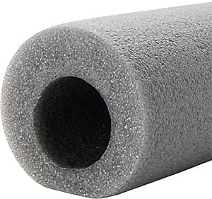 JEGS Roll Bar Padding | Fits 1” - 1-3/4 “ Tubing | 1-5/8 “ Inside Diameter | 36” Long | Made In USA | Gray | Offset Hole | 1 Per Package