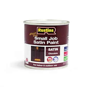 RUSTINS Small Job Satin Paint Chocolate 250ml