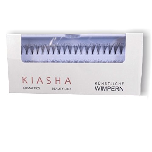 Preisvergleich Produktbild KIASHA Wimpern, 9 mm, Wimpernbüschel, Einzelwimpern,Eyelash Extensions, künstliche Wimpern schwarz