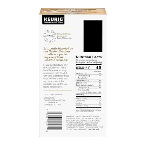 Té negro Chai Latte pack de 66 unidades miniatura 2