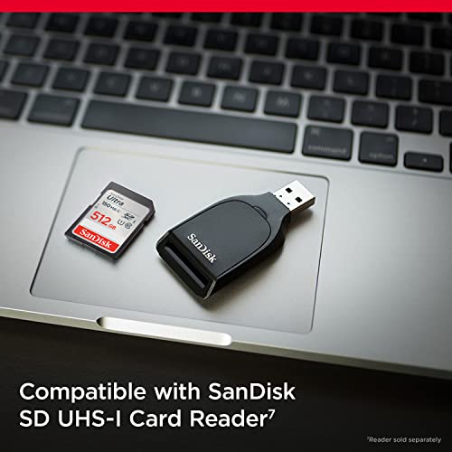 SANDISK 512GB Ultra SDXC UHS-I Memory Card - Up to 150MB/s, C10, U1, Full HD, SD Card - SDSDUNC-512G-GN6IN by Sandisk - Image 3