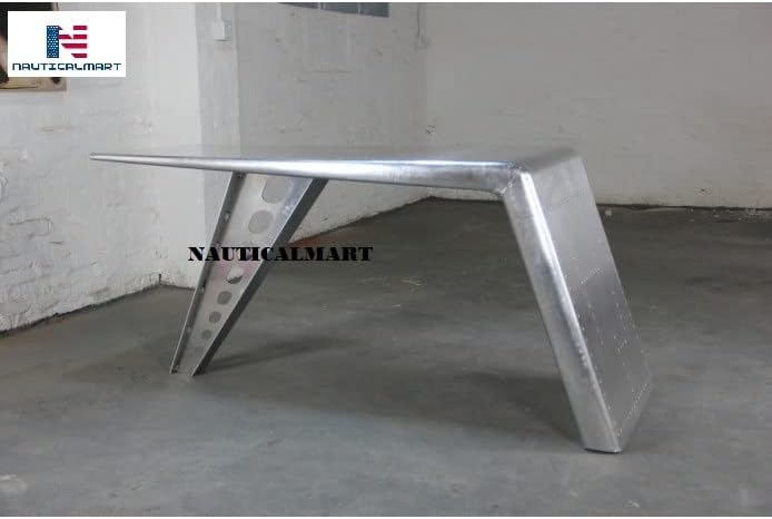 Nautical-Mart Marauder Aviator Wing Office Desk Coffee Table