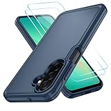 Suncasetor for Samsung Galaxy A17 5G Case with HD Screen Protector, Military Grade Shockproof Full Body Protection for Galaxy A16 5G, Heavy Duty Rugged Protective Phone Cover(Sapphire Blue)