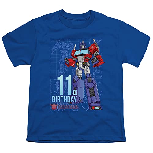LOGOVISION Transformers 11th Birthday Unisex Youth T Shirt, Transformers 11th Birthday, Medium