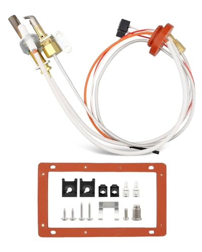 Water Heater Pilot Assembly Fit for Rheem Ruud Richmond SP20754 SP21058 SP21059 SP20800 NG/LP Universal Burner Ignition Replacement Kit with Thermopile and Sparker