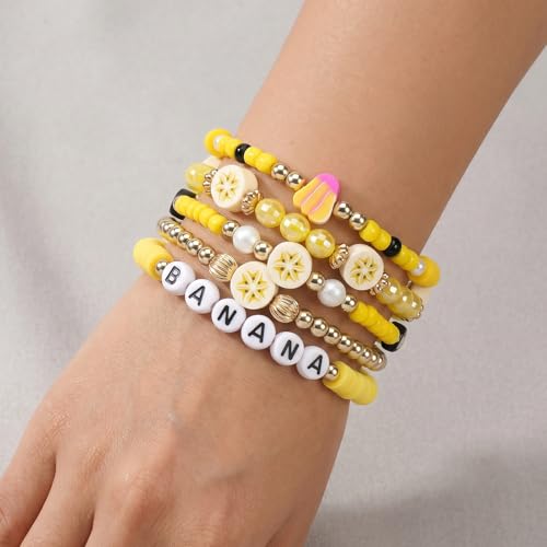 Image of Football Baseball Soccer Beaded Bracelets for Women Stackable Game Day Sports Theme Bracelet