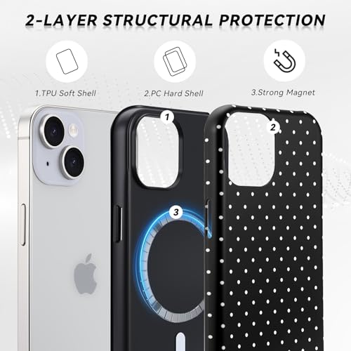 Coque iPhone 15 polycarbonate rigide de qualité supérieure MagSafe - 2