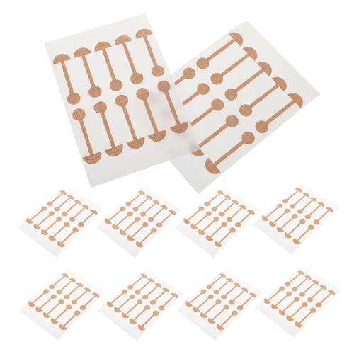 DECOMELODY 10 piezas Tiras para Alas de Nariz Elásticas Autoadhesivas Correctoras Moldeadoras para Reducir Orificios Nasales Anchos Adaptables y Cómodas