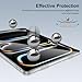 SPARIN 2+2 Pack Screen Protector for iPad Pro 13 inch M5/M4 (2025/2024-8th 7th generation)+ Camera Lens Protector, Tempered Glass with Alignment Frame/Case Friendly/Apple Pencil Pro support