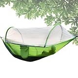 AMCA Camping - Hamaca Portátil con Gnat │ Amaca 9x5ft │ AMACA GNACA ENTERAULA con Bollos Integrados para 3 Personas, Nylon 210T para Acampar, Excursiones, Parques Y Playa