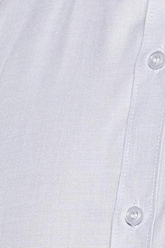 Image of Hang & Wear Men's Plain Regular fit Formal Shirt (MS-G12- Grey 38)