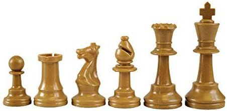 Pezzi Degli Scacchi WE Games Staunton – King 2,5 Pollici – Pesi Inclusi – Stile Classico
