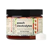 Santa Cruz Paleo Electrolyte Powder, Peach Flavor, Sugar Free Hydration Drink...