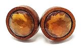 Citrine Earrings Studs, Resin Earrings, Wood Earrings, Boho Earrings, Bridesmaid Earrings, Topaz Ear
