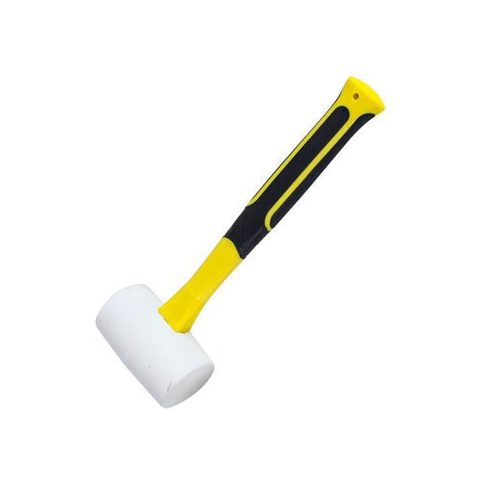 Tsophreniq D Impacts Fiberglass Handle Rubber Mallets 5Kg Force Nonslip Grip Suitable For Art Projects An Garage Maintenance Anti Slip Rubber Mallets Home Renovations