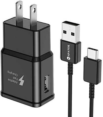 Type C Charger, Adaptive Fast Charging Wall Charger Kit Set with USB-C Cable, Compatible with Samsung Galaxy S22/S22+/S22, S21 /S21, Ultra 5G /S20 / S10 / S10+ / S10e / S8 / S9 / Plus/Edge/Active