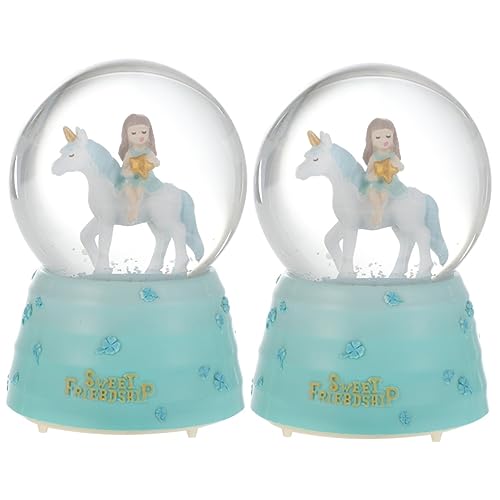 Abaodam 2 Pçs Globo De Presente De Neve De Aniversário Para Desenhos Animados De Neve LED - Presente