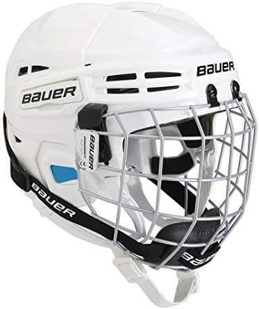 Bauer Prodigy Hockey Helmet Combo, Youth, White