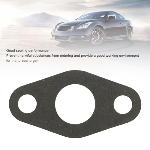 Image of Tyenaza 10Pcs Turbo Gasket, Turbo Oil Drain Return Gasket Excellent Sealing Paper High Toughness Oil Drain Gaskets for T3 T4 Turbocharger