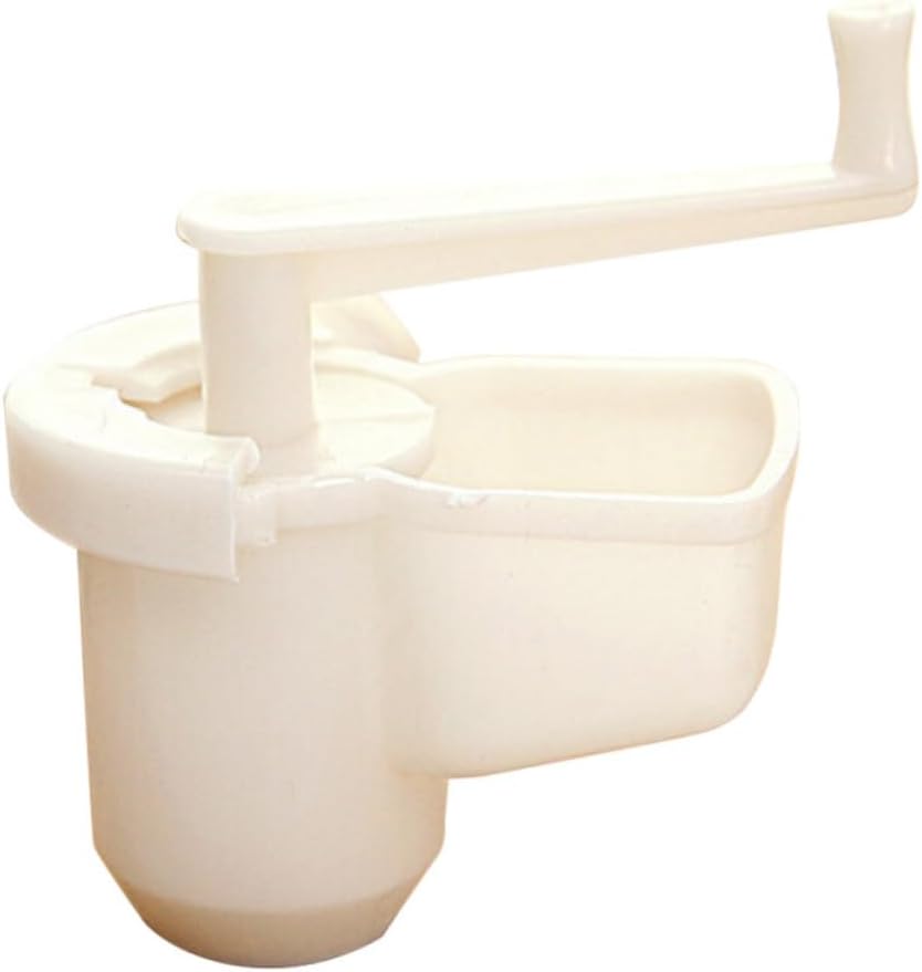 Cabilock White Garlic Peeler Hand Crank Home & Kitchen