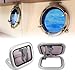YNICKRKR Yacht Accessories Boat Skylights Heavy Duty Aluminum Alloy Frame with Waterproof Seal UV Resistant Porthole for Yacht Ship RV Tools
