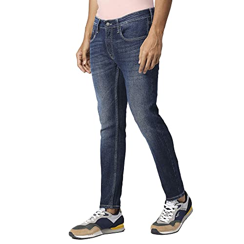 Image of Pepe Jeans Machine Wash Cotton Blend Slim Fit Men's Jeans
