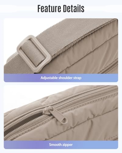 LIGHT FLIGHT Mini Puffer Crossbody Hobo Bag (various) - image 5