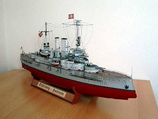 Germany Schleswig - Hal Stein battleship Paper Model Kit Toy Kids Gifts