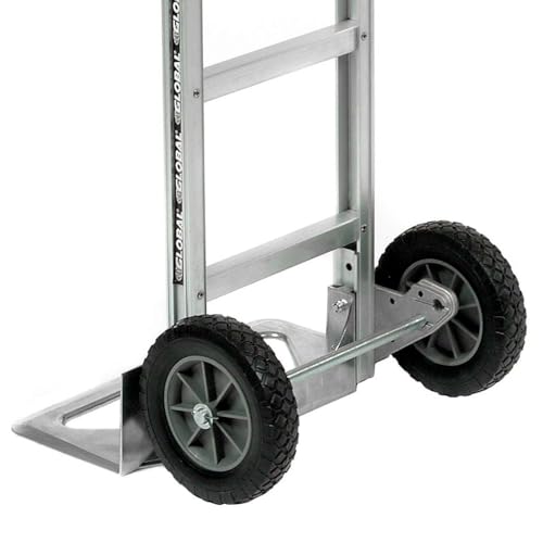 Carretilla de mano aluminio con ruedas de goma miniatura 4