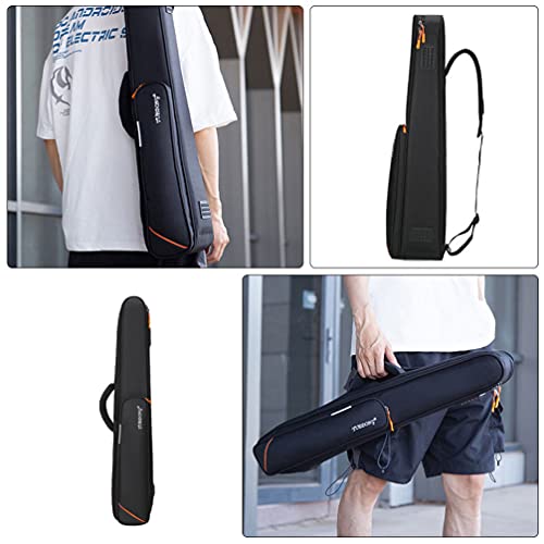 Generic Soprano Saxophone Clarinet Case: Oxford Cloth Sax Gig Bag Straight Soprano Saxophone Case With Exterior Pocket,Handle And Shoulder Strap #TOP6