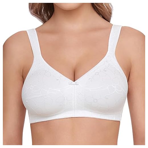 Susa Damen Prothese-beha zonder beugel met voorgevormde zakken BH, Weiß (Weiß 003), 85A EU