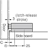 Sugatsune MLZN80BL ML-ZN80BL Metal Magnetic Latch (140043880)