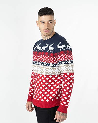 Noroze uniseks Kersttrui, gebreide trui + gratis hoed - Image 3