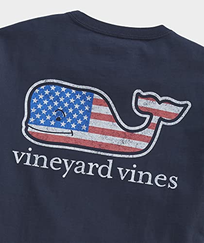 vineyard vines Men's Flag Whale Short Sleeve Pocket Tee3