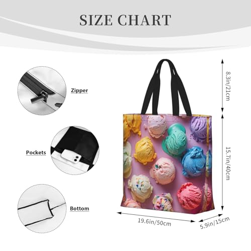 Sac fourre-tout grande capacité zippé contre le manque de place