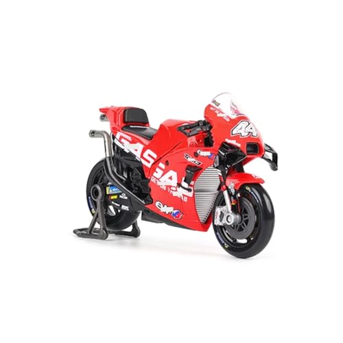 Modelo de motocicleta HTLNUZD 1:18 aleación roja miniatura 5