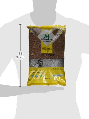 24 Mantara Organic Rice, Red, 4 Pound