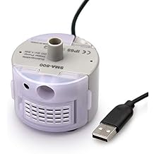 Replacement Pump for Cat Water Fountain Stainless Steel 108oz/3.2L Automatic Pet Fountain, Ultra Quiet Cat Fountain Pump with 5.9ft USB Cable+LED Light, SMA-800