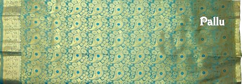 Image of VFCollections Women's Kanchipuram Silk Saree With Blouse Piece