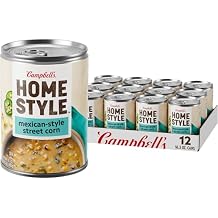 Campbells Homestyle Mexican Style Street Corn Soup, 16.3 oz Can Pack of 12