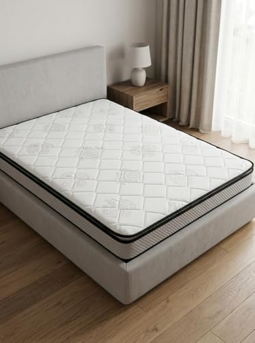 SKY PLUS | Hotel Quality Medical Bed Mattress Medium Firm Perfect Support for Back Pain Relief with High Density Pelotop Foam Felt Layer - 20cm Thick - Available in All Sizes (200x120x20cm)